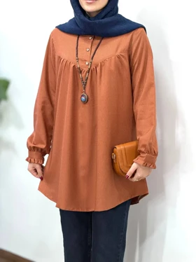 مانتو یقه چین ماهلین