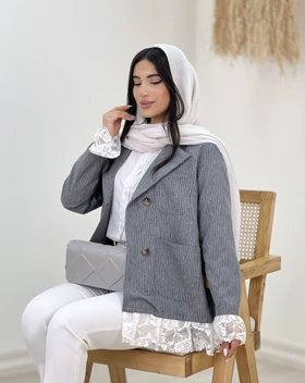 کت مزونی صدف(2)کد:5112