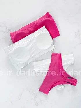 ست نیم‌تنه دکلته و شورت کبریتی طرح ok