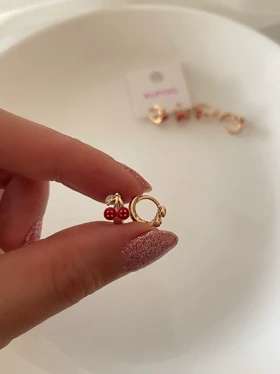 گوشواره ریز گیلاس ژوپینگ