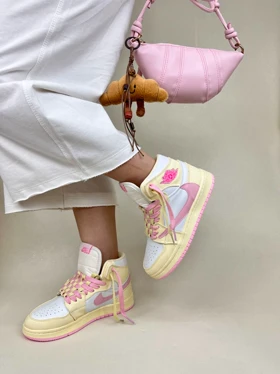کتانی ونس زنانه ایر جردن وان لو اسکات تراویس نایک AIR jordan 1 low Travis Scott کد 912