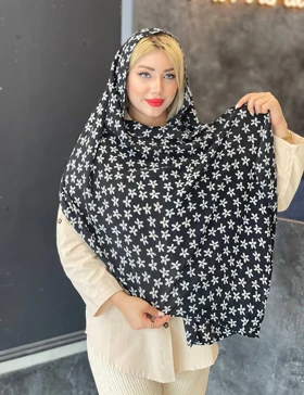 شال طرحدار یاسمن کد : 1002