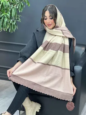 شال موهر طرح هفت و هشتی ریز