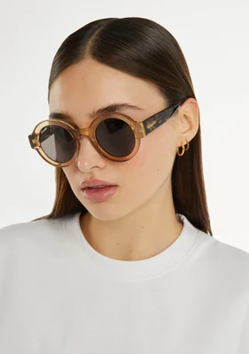 عینک آفتابی دی فرانکلین مدل D.franklin 913 Amber / Smoke