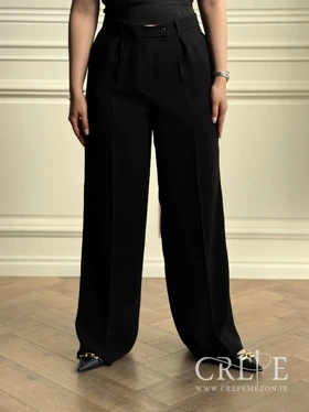شلوار از بالا گشاد پیله دار پارکر قد 110