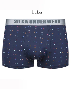 شورت مردانه نیم پا طرح ساتراپ سیلکا