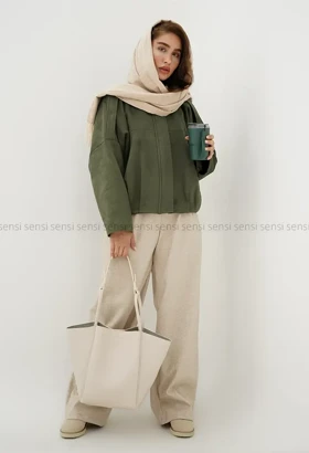 ترنچ کت جیر پیله کد1004519