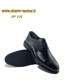 کفش مردانه رسمی چرم طبیعی کروکو کد 126