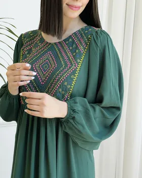 پیراهن ساحلی سوزن دوزی
