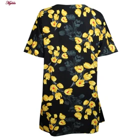 تونیک زنانه مدل گل لاله ماییلدا کد 5195-6