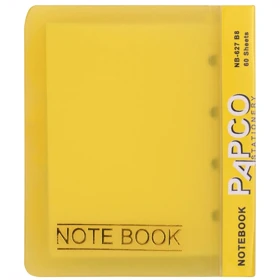 دفتر یادداشت 60 برگ پاپکو Papco مدل NB-627 B8 قفل دار (زرد)