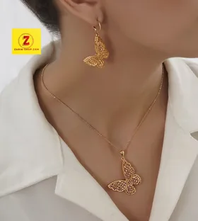 نیمست پروانه طلایی زنانه