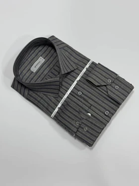 پیراهن استین بلند مردانه _ طرح راه راه