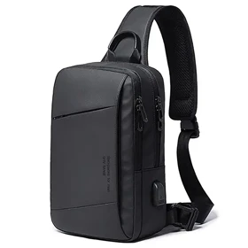 کیف کراس بادی مردانه USB دار بنج Bange BG-22002