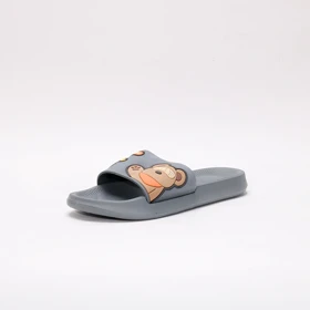 دمپایی مردانه پارس مدل هپی (طوسی تیره)