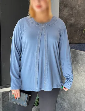 بلوز نگینی آرمیس کد : b0012
