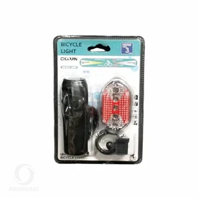 چراغ دوچرخه عقب و جلو QIXUN کد QX-T0798