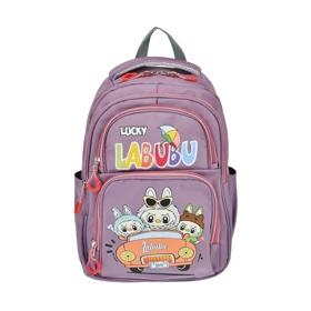 کوله پشتی مدرسه مدل Lucky Labubu
