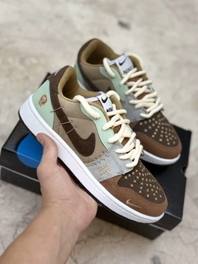 کتانی مردانه ودوو کرم قهوه ای