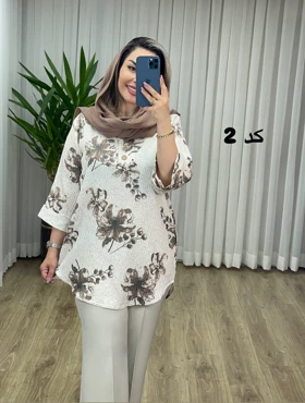 شومیز مانتویی کد 2079