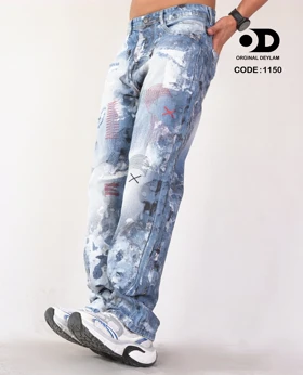 شلوار جین بگ مستر کاستوم فوق‌العاده خفن مردانه