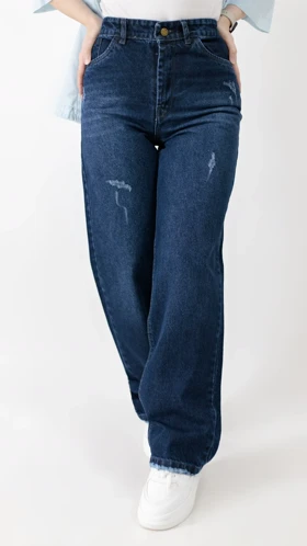 شلوار نیم بگ جین