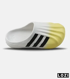 کتانی اسلاید مردانه آدیداس سفید زرد adiFOM Adilette مدل 7498