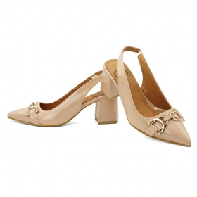 کفش مجلسی زنانه پاشنه‌دار 5 سانت مدل 402842 _ sandal valentino