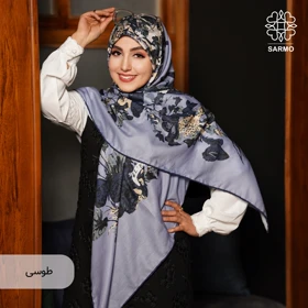 روسری نخ پنبه پروانه
