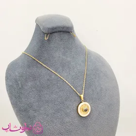 گردنبند ست دختر و پسر طرح ماه و خورشید