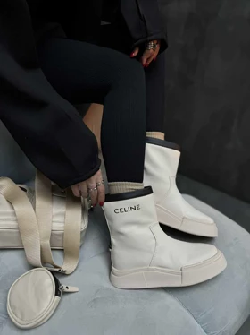 نیم بوت CELINE دو رنگ