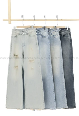 شلوار جین فول بگ کد1004212