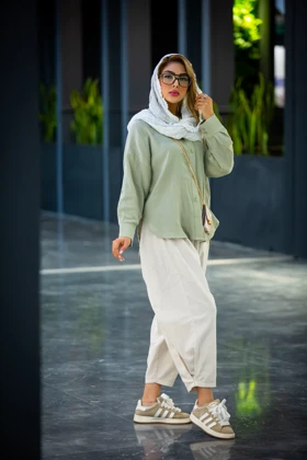 مانتو لینن پنبه پیراهنی