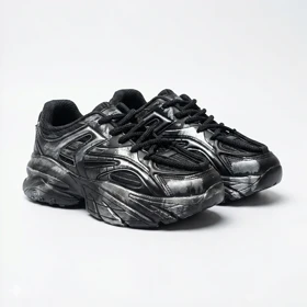 کفش کتانی فشن مشکی کد 295007