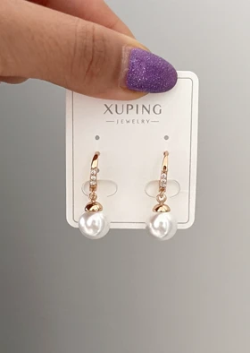 گوشواره مرواریدی زنانه ژوپینگ 802