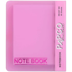 دفتر یادداشت 60 برگ پاپکو Papco مدل NB-627 B8 قفل دار (صورتی)