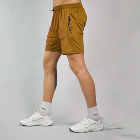 شلوارک ورزشی مردانه نایک مدل DS-3B102 خردلی