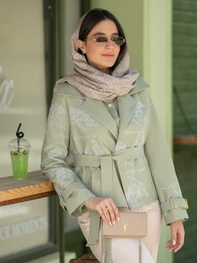 کت لینن مدل تیفانی