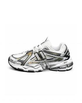 کتانی مردانه نیوبالانس 1906 طوسی مشکی طلایی New BALANCE 1906A