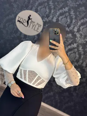 شومیز مروارید دوزی : 8274