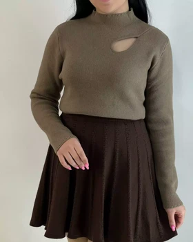 پلیور بافت داخل تمام خز کد 5486