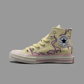 کانورس گلف زرد ساق‌دار Converse Golf le Fleur Yellow Flame