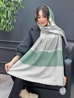 شال موهر طرح هفت و هشتی ریز