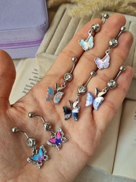 پیرسینگ ناف پینترستی