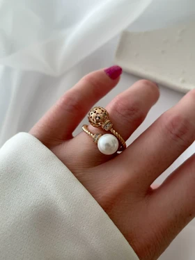 انگشتر گوی مروارید ژوپینگ