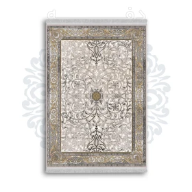 *جدید* فرشینه از جنس پارچه شانل مخمل ترک طرح فانتزی برند دفه کد 901