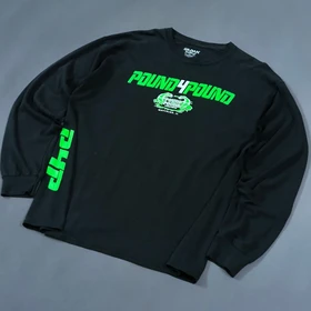 Size M-L تیشرت آستیندار اورجینال برند GILDAN امریکا مدل POUND4POUND (استوک اورجینال)