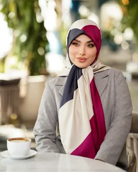 روسری دست دوز مجلسی ابریشم