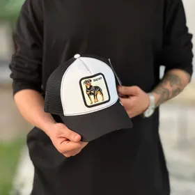 کلاه گورین badboy سفید مشکی