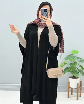 پانچو بافت‌ساده
